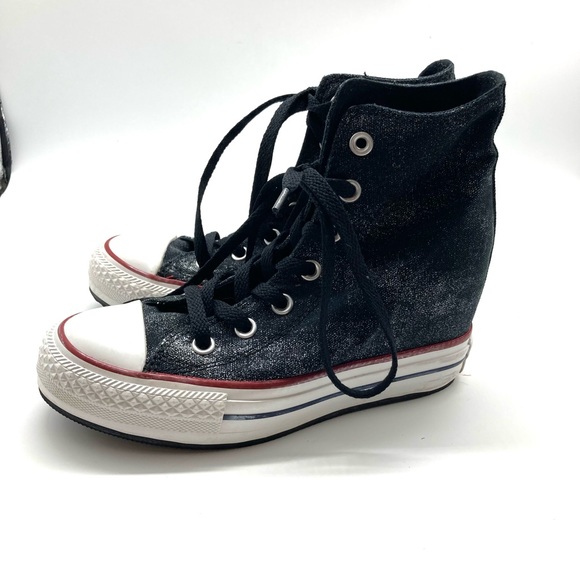 Converse Chuck Taylor All Star Platform Hidden Wedge Shoes - Picture 7 of 11